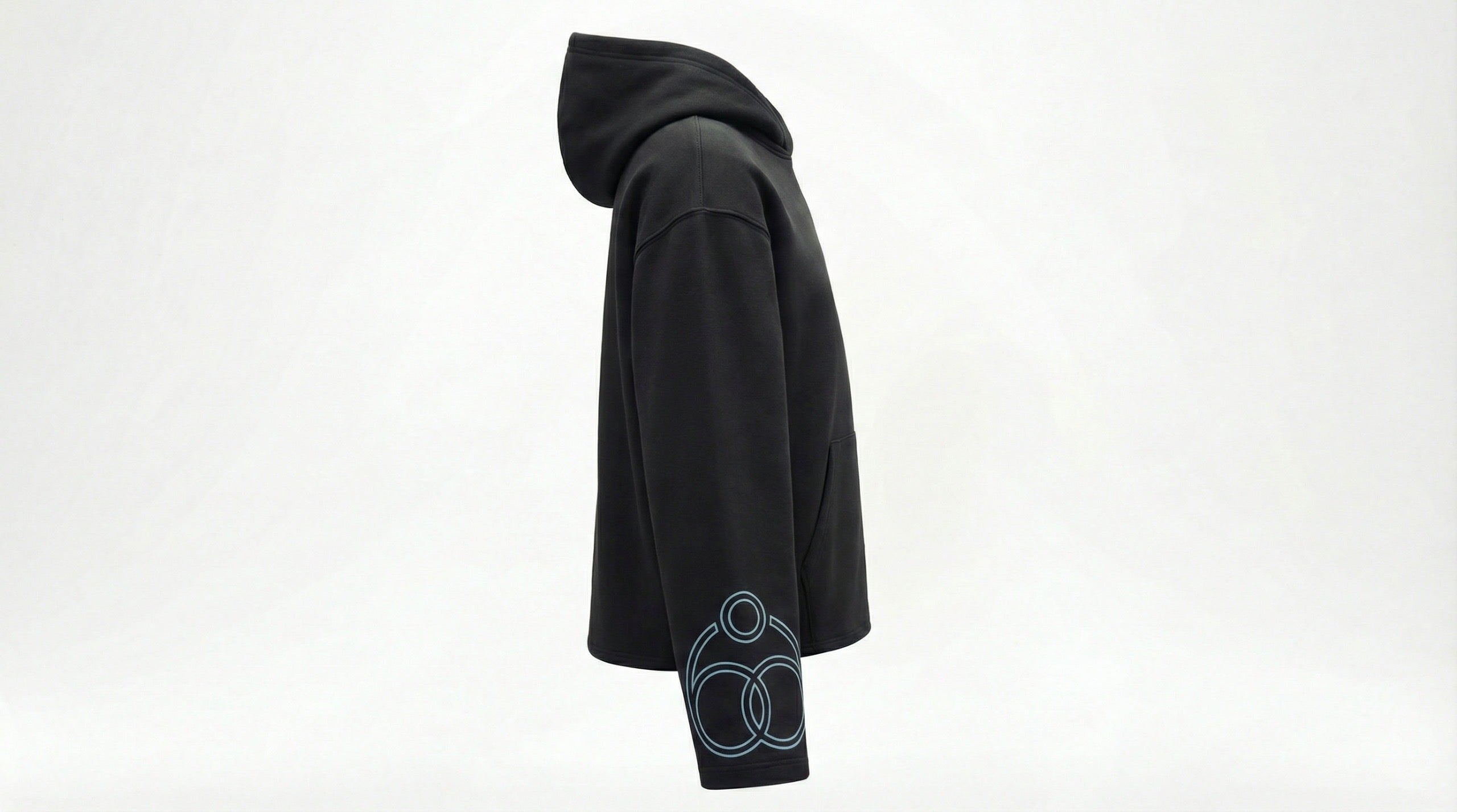 Blue Vintage " 99 DALQON Black Hoodie