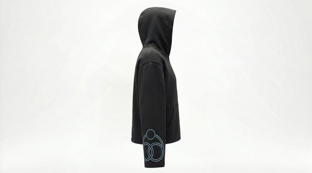 Blue Vintage " 99 DALQON Black Hoodie