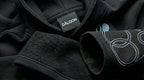 Blue Vintage " 99 DALQON Black Hoodie